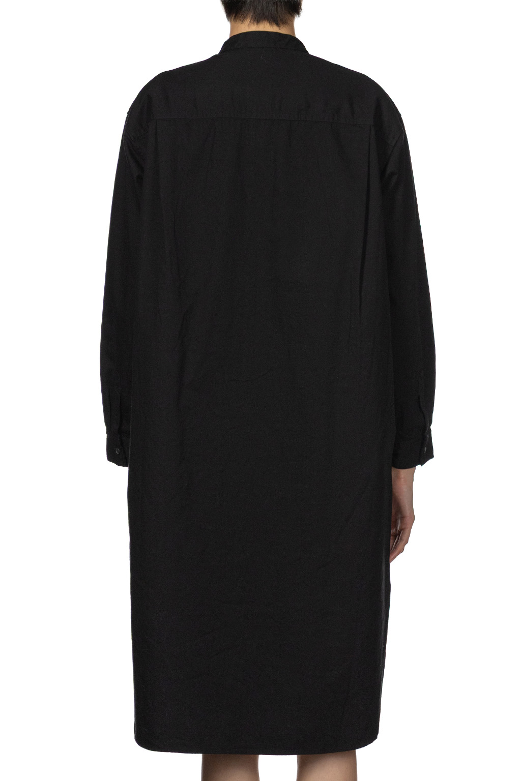 Nachukara - Oxford Washed Band Collar Dress